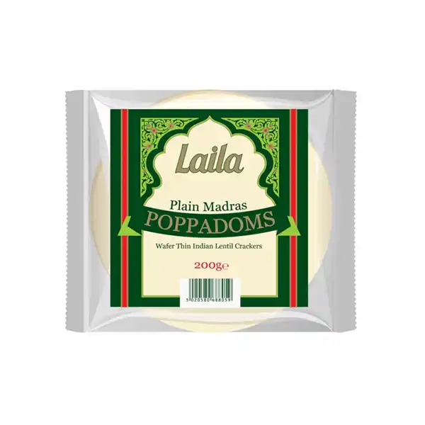 Plain Madras Poppadom's (Plain Madras Poppadom's_P2)
